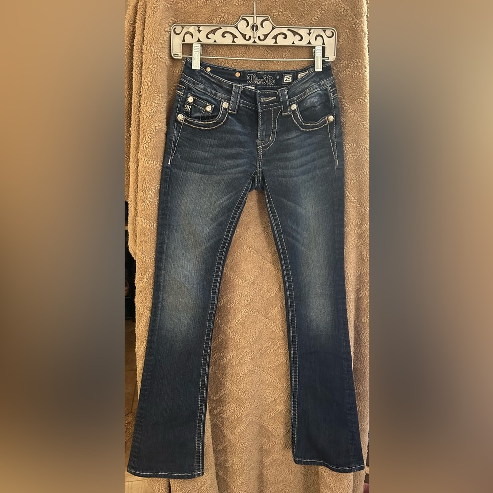 Miss Me Dark Blue Boot Cut Jeans